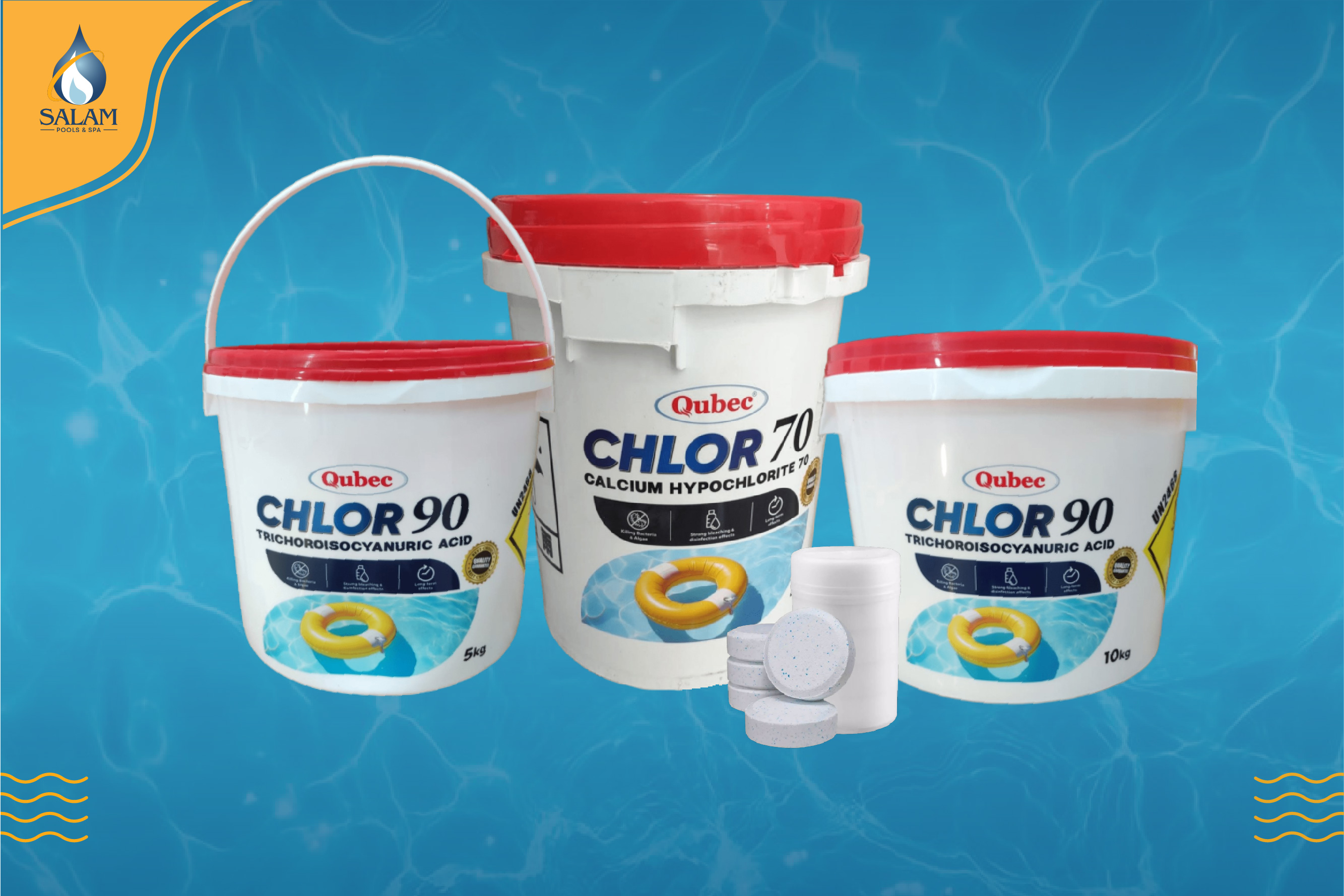 منتجات CHLOR للعناية بالمياه